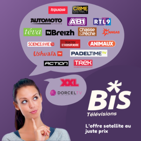 Carte seule pour abonnement Bis TV (paiement mensuel)