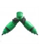 Raccord 1/4 tuyau irrigation 2 voies arrosage