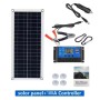 Kit Panneau Solaire 1000W 12V avec Contrôleur 100A pour Téléphone, Camping-Car, Voiture, Caravane, Maison, Camping