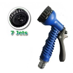 Pistolet darrosage a à clipser Multifonction 7 jets pour tuyau extensible +adaptateur Universel Grand Débit