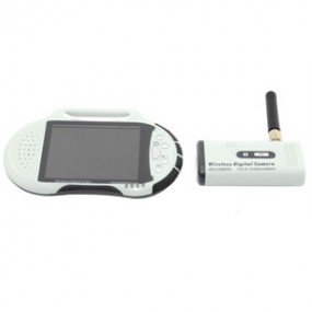 Kit caméra couleur sans fil CMOS 1/4" + Enregistreur DVR numérique USB 4 canaux