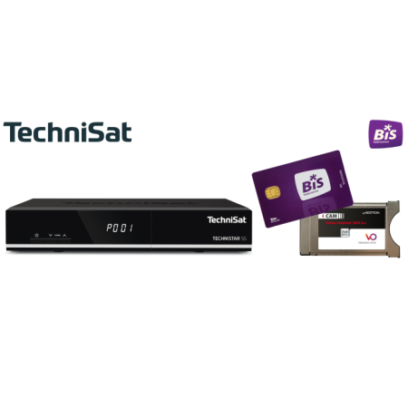 Récepteur Technisat S5 et module + carte Bis TV Panorama 12 mois
