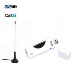 Antenne Stick DVB-T TNT avec télécommande - USB 2.0