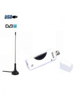 Antenne Stick DVB-T TNT avec télécommande - USB 2.0