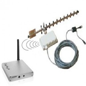 Emetteur longue distance + Récepteur A/V 2.4 GHz - 4 canaux - Portée 10Km