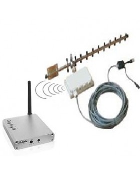 Emetteur longue distance + Récepteur A/V 2.4 GHz - 4 canaux - Portée 10Km