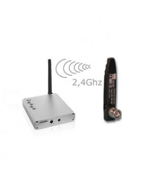 Emetteur + Récepteur A/V 2.4 GHz - 4 canaux - 10mW - Portée 100m
