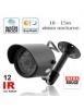 Mini camera de surveillance couleur 1/3" Capteur CMOS Super Vision - 12 IR LED pour la vision nocturne - 10-15m