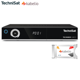 Module Kabelio 12 mois avec récepteur UHD compatible Kabelio module CI+ avec 12 mois d'accès & récepteur UHD combo Technisat