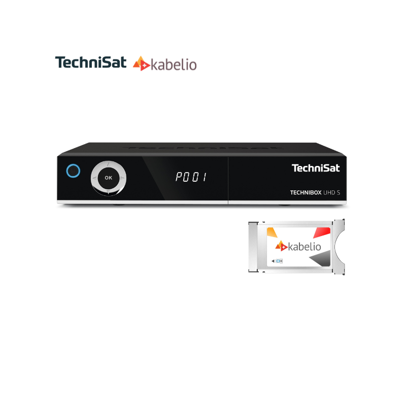 Pack Module Kabelio CI+ Cam + Abonnement Tv 3 mois bouquet Suisse 47 chaînes Européennes Françaises Allemandes Italiennes Anglaises