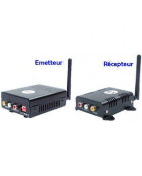 Emetteur + Récepteur A/V 5.8 GHz - 16 canaux - 1W - Portrée 1 Km
