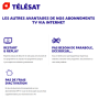 Télésat via internet + box Android TV 4K