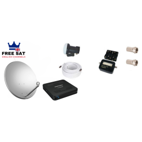 Kit complet Free Sat pour la réception des chaînes anglaises Tout le matériel pour recevoir la TV anglaise via satellite