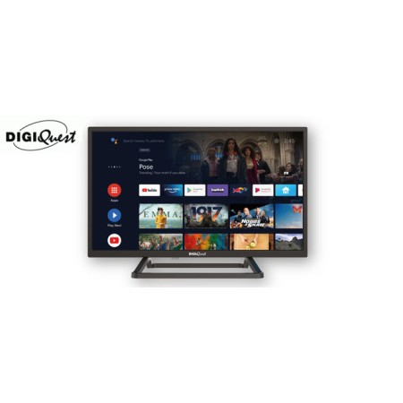 V SMART TV ANDROID Digiquest ATV 40" FRAMELESS Téléviseur LED Android TV 40" Haute définition Tri-Tuner TNT/SAT/CABLE intégré