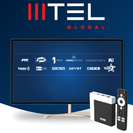 Mtel TV SINGLE 12 mois + box Android TV 4K