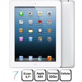 Apple iPad Retina blanc 9,7" LED 32 Go WiFi 3G/4G