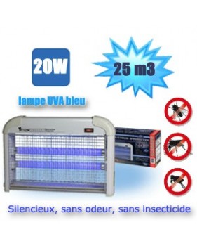 Tue insectes électrique - 2 lampes UV - 20W - 25m3