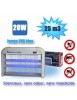 Tue insectes électrique - 2 lampes UV - 20W - 25m3
