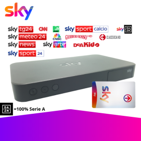 SKY Italie "Série A & DAZN" 12 mois avec récepteur