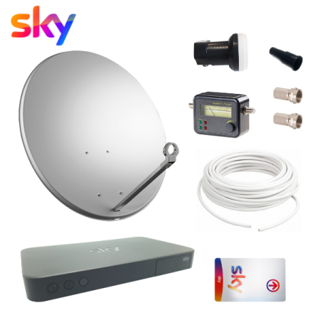 Kit complet Sky Italie avec carte d'accès pour la réception des chaines italiennes par satellite