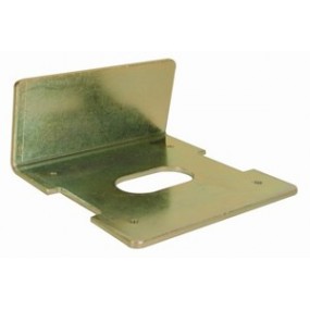 Contre plaque pour serrure en position horizontale