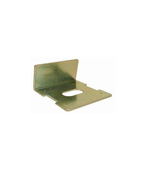 Contre plaque pour serrure en position horizontale