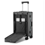 AIWEINY 2025 Valise PC à coque rigide en aluminium,  résistante à la pression avec roulettes omnidirectionnelles silencieuses