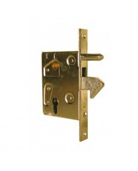 Serrure manuelle pour portail coulissant à encastrer - sans gâche