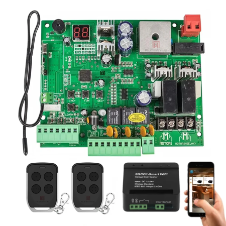Carte PCB DC 24V pour ouvre-porte battante automatique à double bras