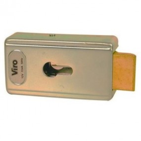 Serrure électrique à pêne basculant - sans cylindre - 12V - Pour portillons