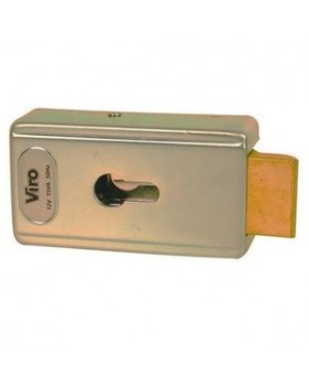 Serrure électrique à pêne basculant - sans cylindre - 12V - Pour portillons