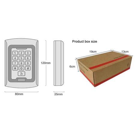 Contrôle d'accès S500 IP68