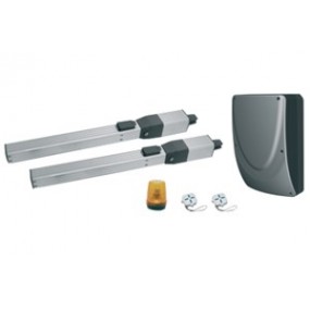 Kit motorisation pour portail à battants 12V -  jusqu’à 1.75m - 150Kg par battant avec option solaire