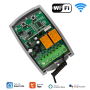 Tuya ouvre-porte de Garage WIFI, récepteur de porte 2ch 433mhz 433.92mhz, Code roulant fixe universel, commutateur de contrôleur multi-marque