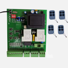 Carte électronique 230 V pour portail coulissant et barrières levantes sans coffret de commande