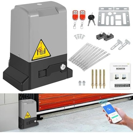 Moteur portail coulissant 370W 800kg WiFi 