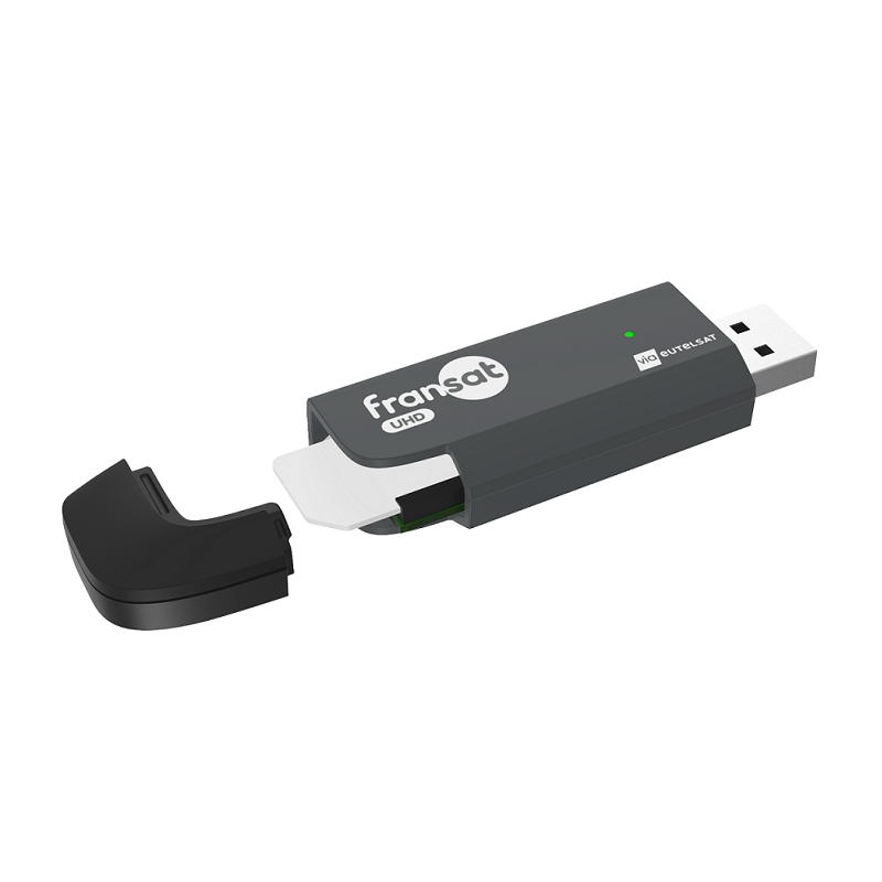 Clé TV FRANSAT UHD SRVIMAT CAM 2.0 module satellite Ultra HD 4K