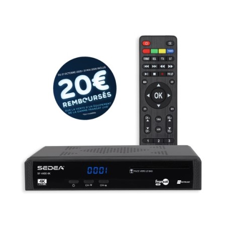 Récepteur Satellite 4K FRANSAT SF-4400 UHD