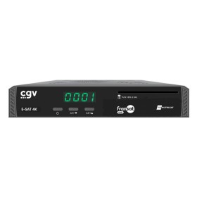 CGV Récepteur satellite uhd CGV ESAT4K - TNT et Enregistrement