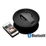 Mini-enceinte Bluetooth portable sans fil - LCD - Radio FM - Alarme - USB - Entrée ligne - Mains libres