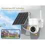 Kit Caméra solaire WIFI NVR, écran LCD de 7 pouces iCSee
