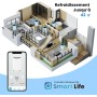 RELAX4LIFE Climatiseur Mobile Silencieux 6 en 1, Climatiseur Portable, Refroidisseur, Ventilateur, Déshumidificateur, Chauffage, Auto, Mode Nuit, Clim Mobile, Faible Conso, Évacuation, Wifi, 42m² 