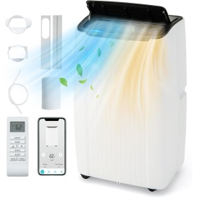 RELAX4LIFE Climatiseur Mobile Silencieux 6 en 1, Climatiseur Portable, Refroidisseur