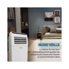 Climatiseur SHINCO 12000 BTU WiFi 4en1 Mobile Climatisation