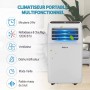Tuyau d'échappement climatiseur portable Shinco SPF3-12H