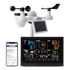 Station météo Wi-Fi 7-en-1 SucceBuy écran HD 7,5 pouces