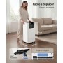 Climatiseur Mobile 9000 BTU WiFi 3-en-1 Silencieux