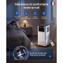 Climatiseur Mobile 9000 BTU WiFi 3-en-1 Silencieux