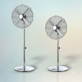 Ventilateur de sol EnergySilence 620 Retrostyle finition chromée