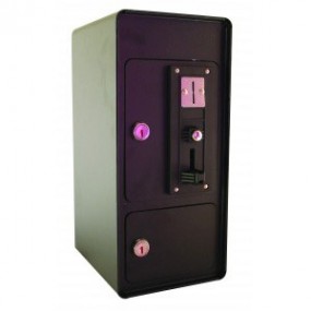 Monnayeur à jeton extérieur 1 fente avec sortie temporisée réglable